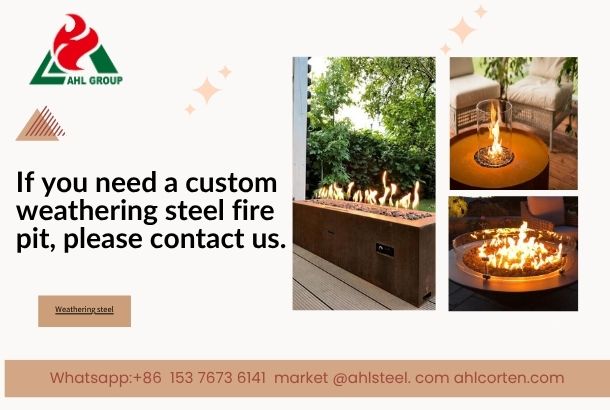  Supplying Weathering Steel Fire Pit to Thailand